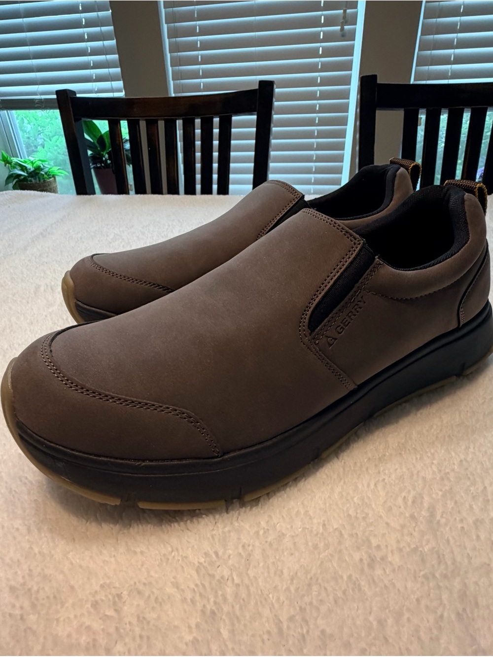 Gerry Weber Men's Slip-On Loafers in Dark Brown Mocs. NWOT